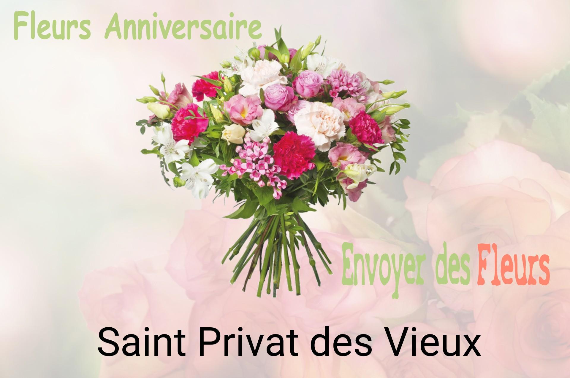 Bouquet de fleurs d’anniversaire livré à Saint-Privat-des-Vieux