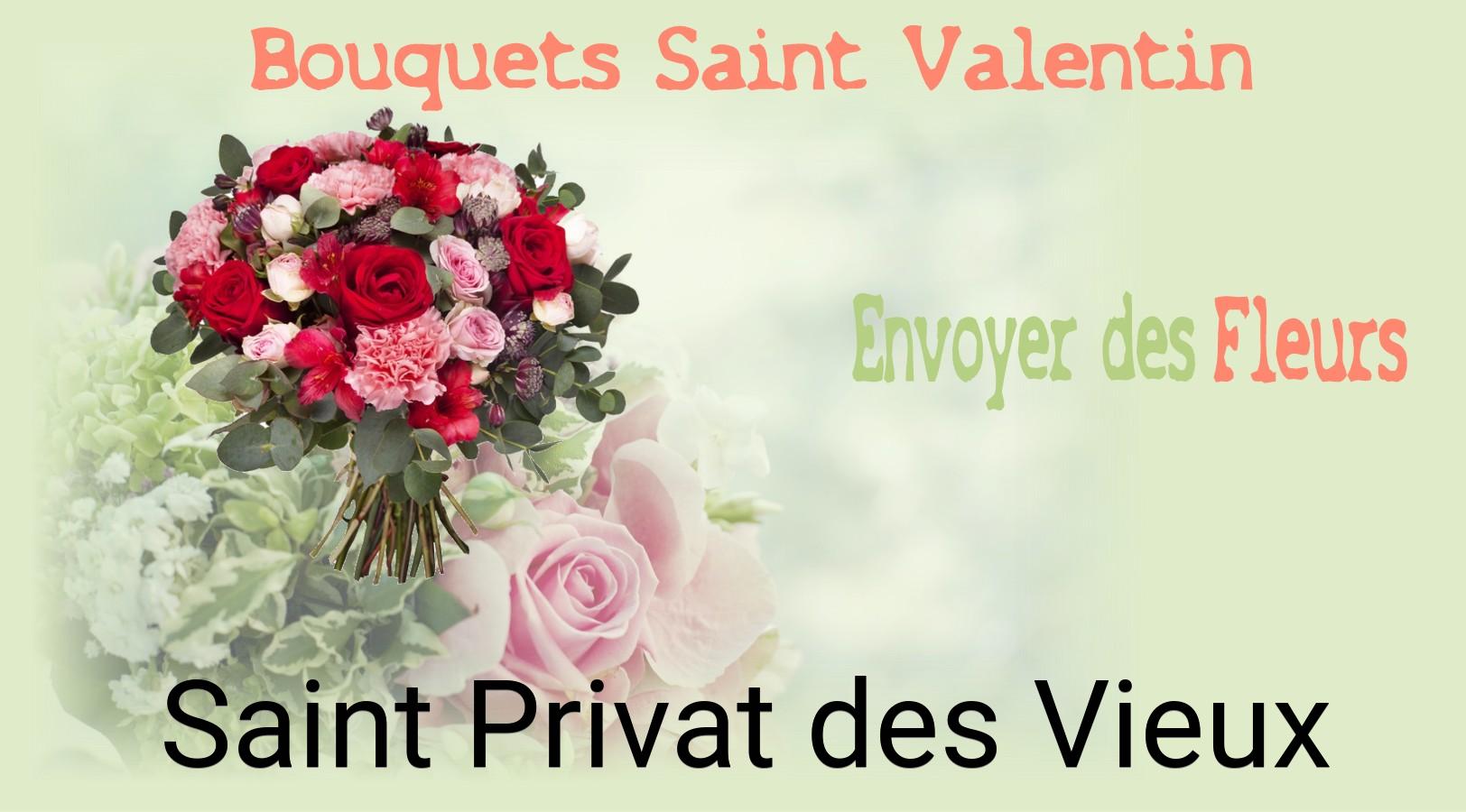 Roses de Saint-Valentin livrées à Saint-Privat-des-Vieux